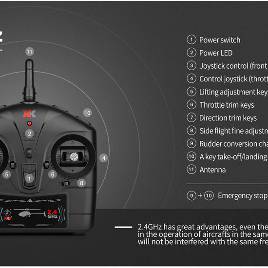 K127 RC Helicopters V911S 2.4G 6 Aixs Gyroscope Aircraft-EXHOBBY LIMITED.