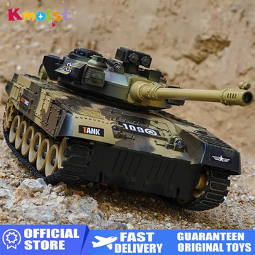 RC Tank 7Ch 2.4G 1/30 Remote Control Crawler Tank Model World War Military Truck Simulation sound Tiger Toys for Boys Kids Gifts-EXHOBBY LIMITED.