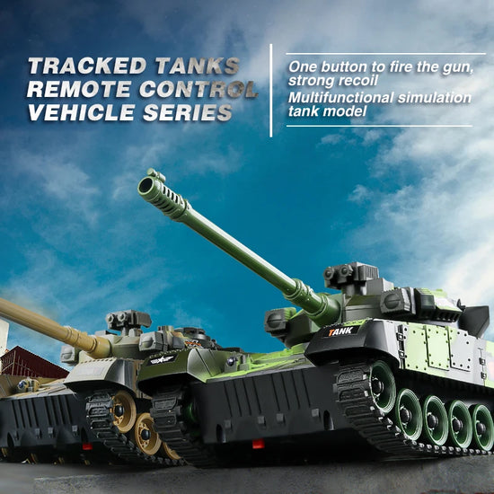 RC Tank Military War Battle United States M1 Leopard 2 Remote Control Toy Car Tactical Model Electronic Toys for Boys Children-EXHOBBY LIMITED.