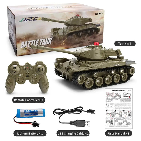 Q85 RC Tank Model, 2.4G Remote Control Programmable Crawler Tank, Sound Effects Military Tank 1/30 RC Car Toy for boys-EXHOBBY LIMITED.