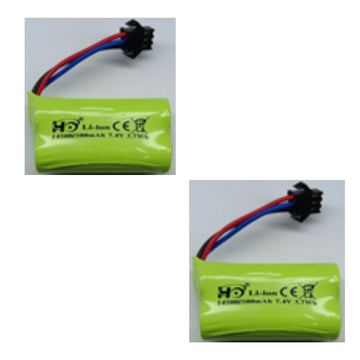 C8815 Willys Jeep 1/10用7.4V-500MAH-Li-poバッテリー2個