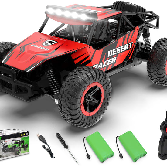 RACENT Desert Racer 1/16 RC Car for Kids All Terrain Remote Control Car RC Rock Crawler-EXHOBBY LIMITED.