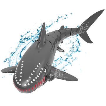 Remote Control Shark Toy 1:18 Scale High Simulation Shark for Kids - EXHOBBY