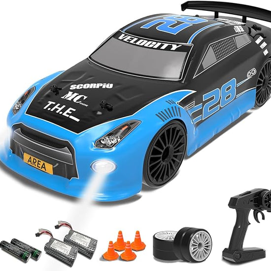 RACENT 1:14 4WD Drift Car High Speed Sport Racing Vehicle with Driftitng & Racing Tires, Led Lights-EXHOBBY LIMITED.