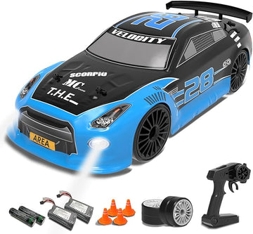 RACENT 1:14 4WD Drift Car High Speed Sport Racing Vehicle with Driftitng & Racing Tires, Led Lights-EXHOBBY LIMITED.