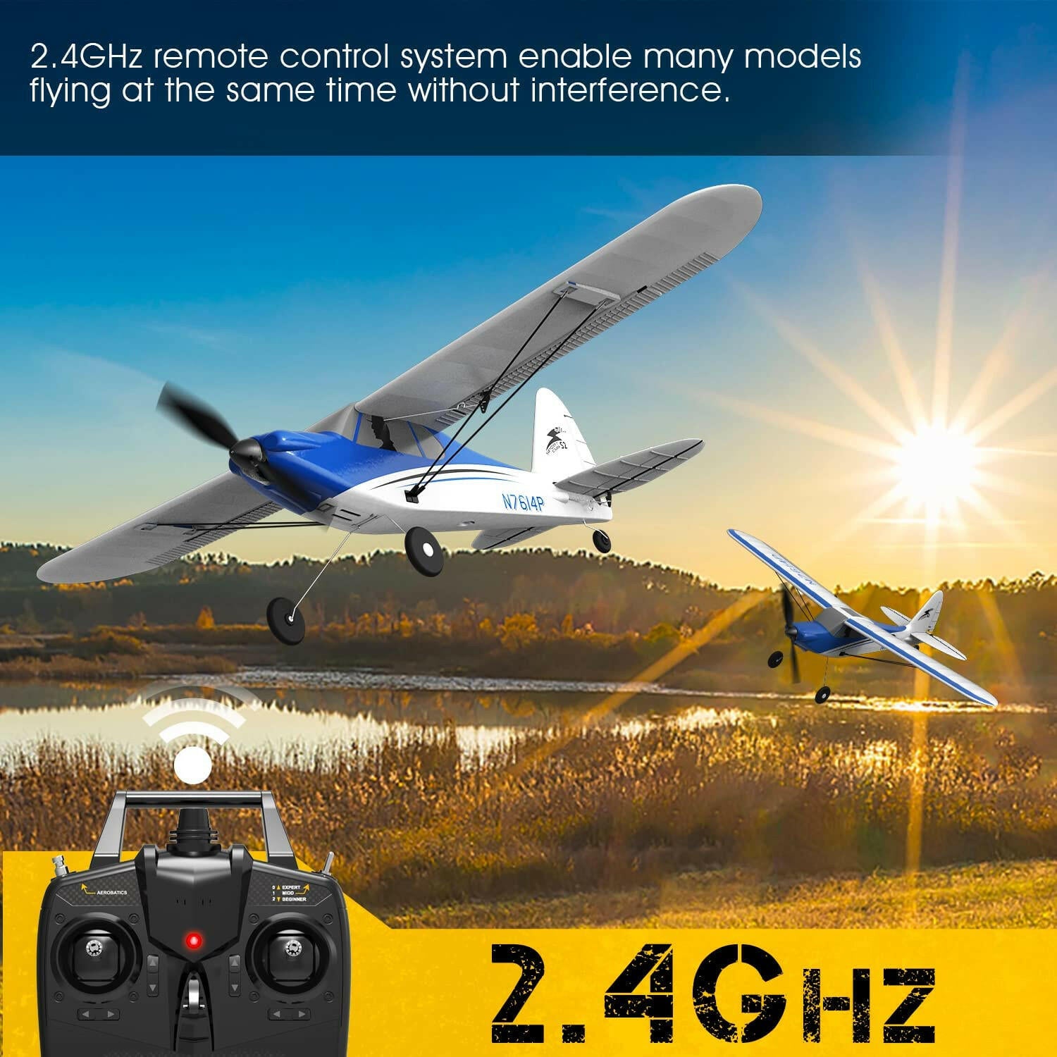 Volantex RC Sport Cub 500 RC Plane 4CH Remote Airplane