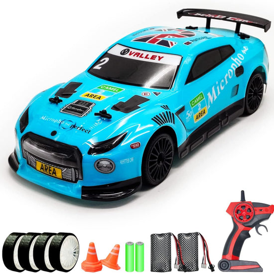4 Pieces Car Wheels and 4 Pieces Drifting Wheels for RC Drfiting Car 1/14.