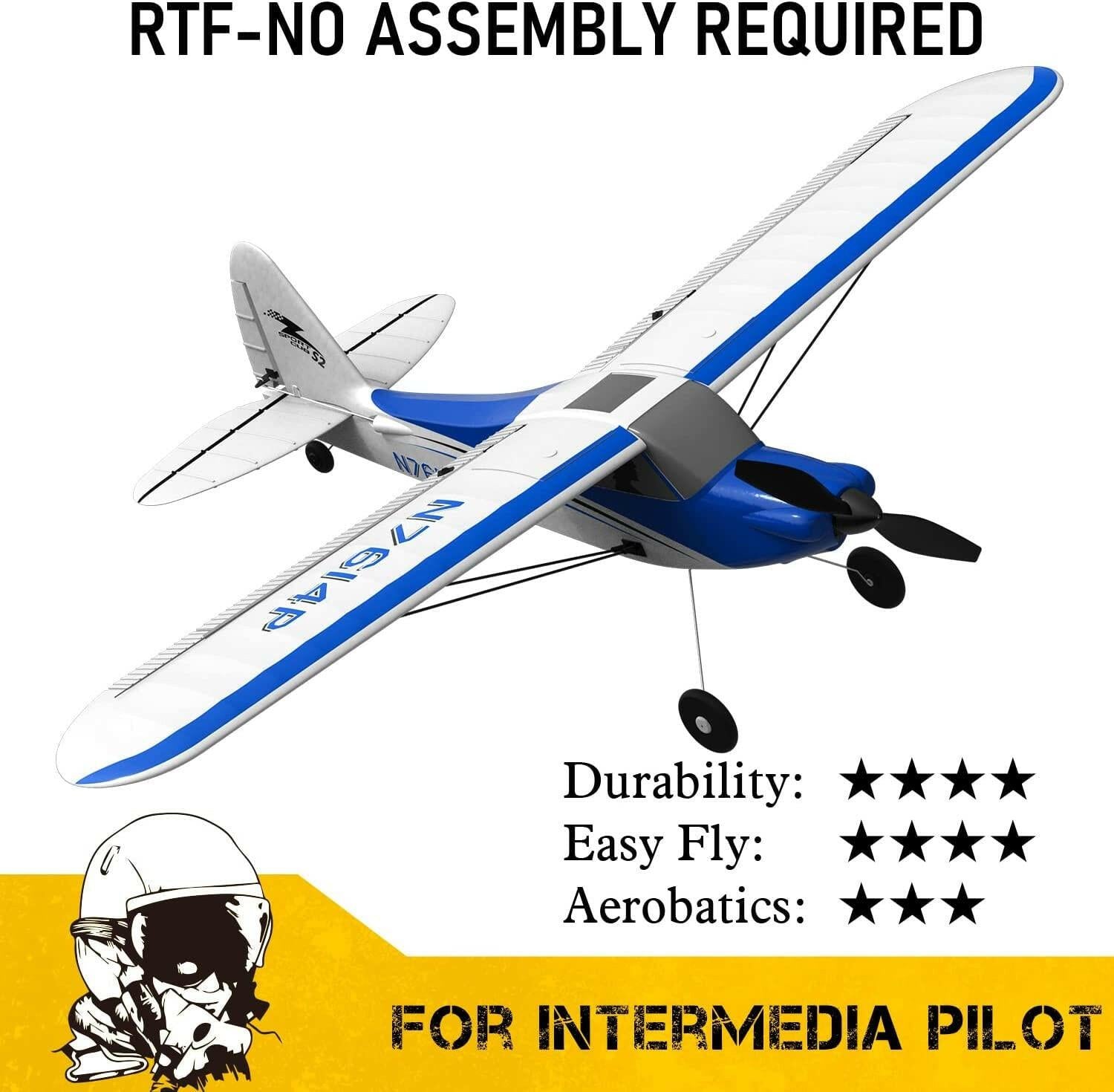 VOLANTEXRC Sport Cub (RTF) 4CH 500mm with Gyr | EXHOBBY
