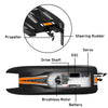 Atomic X 40mph High Speed RC Boat (792-6) RTR - EXHOBBY