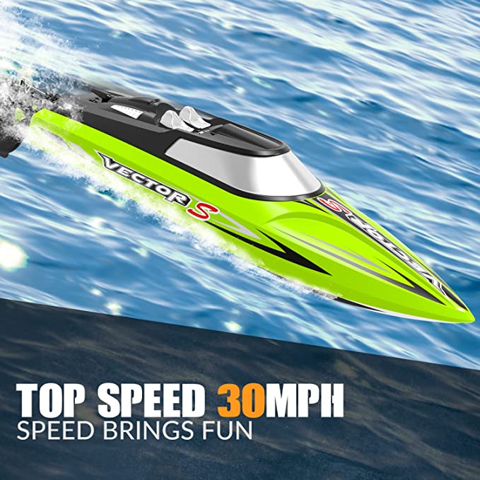 VOLANTEXRC VectorS Brushless RC Boat Self Righting for Lake Racing Kids Adults Great Gift Boat-EXHOBBY LIMITED.