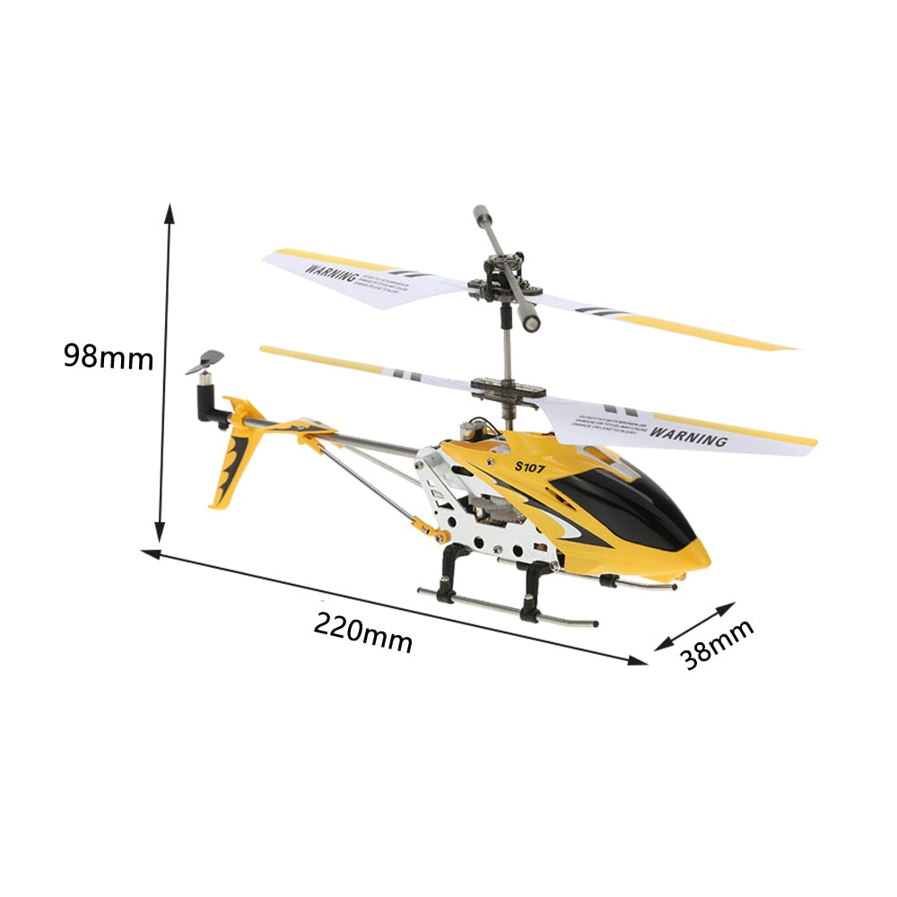 3CH Remote Control Helicopter Built-in Gyro With Flashlight-EXHOBBY