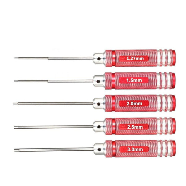 1.27/ 1.3/ 1.5/ 2.0/ 2.5/ 3.0Mm White Steel Hex Screwdriver Tool Kit For 3D Printer Rc Helicopter Car Drone Aircraft Repair Tool.