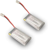 ラジコン飛行機 761-2 to 16 (excluding 761-6)用3.7V 400mAh Lipo Rechargeable バッテリー（2個）
